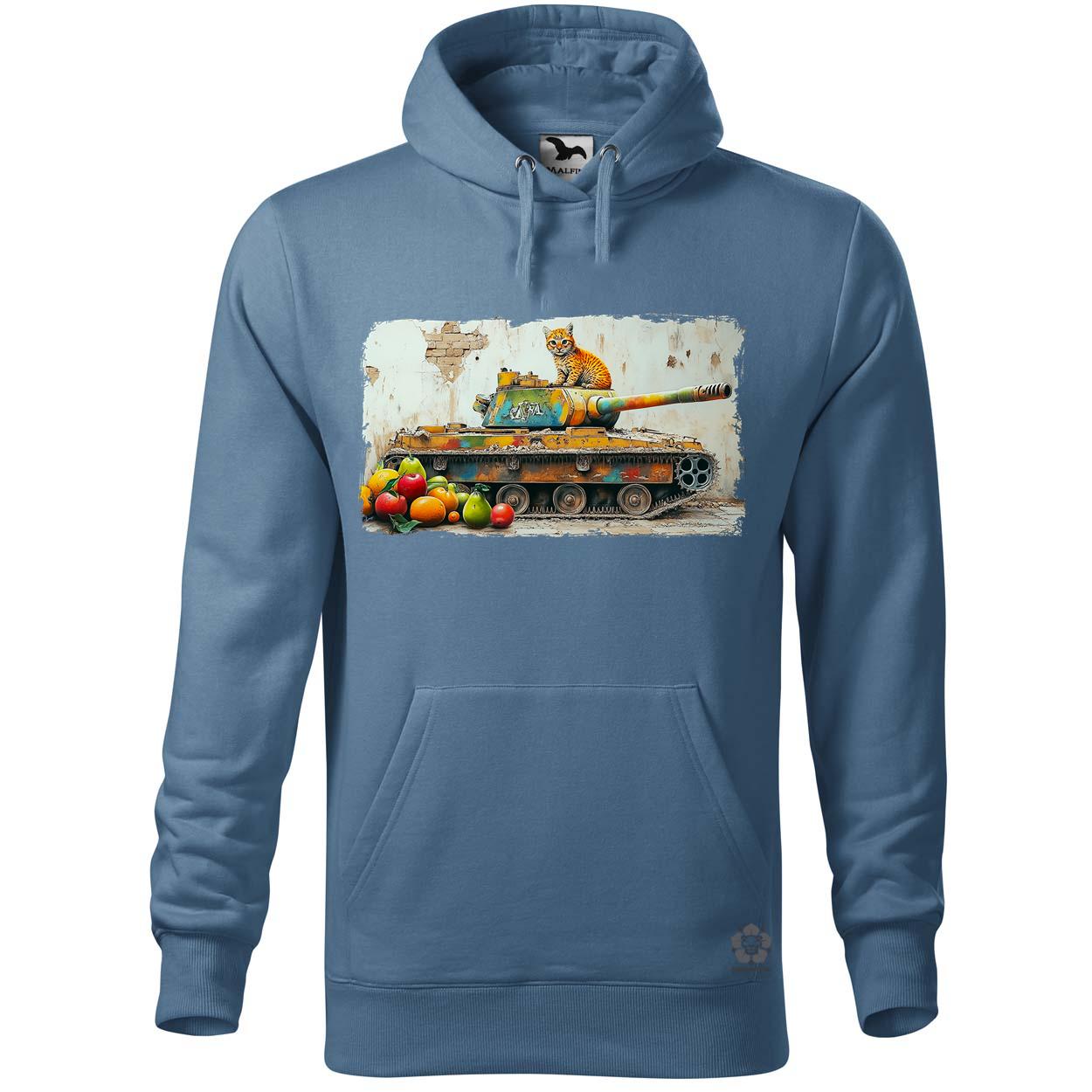 Tank és párduc graffiti v3 egyedi  pulóver 
