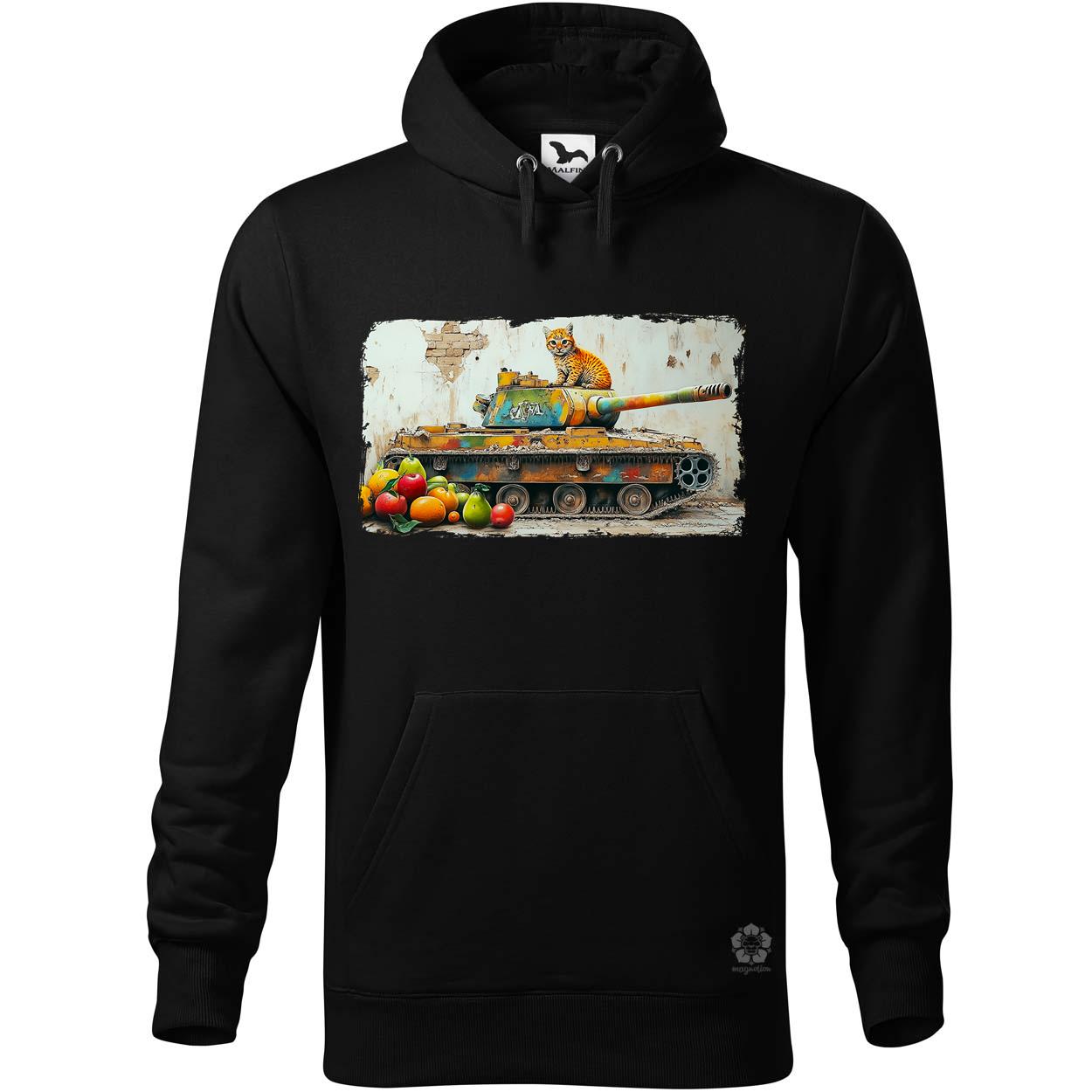 Tank és párduc graffiti v3 egyedi  pulóver 
