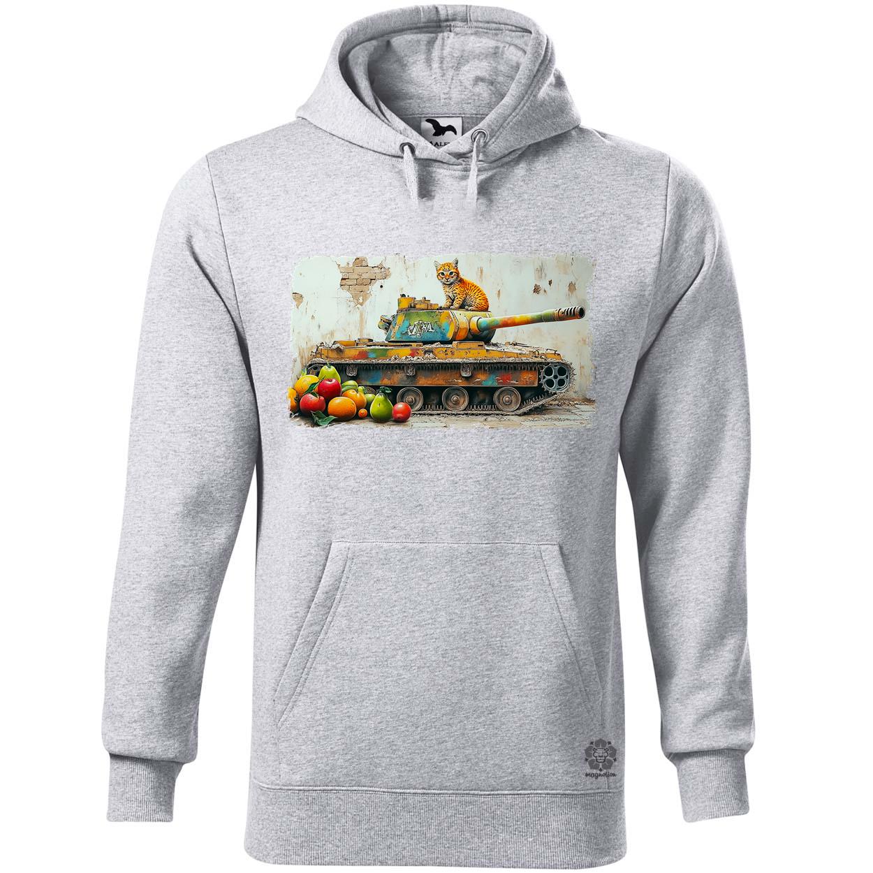 Tank és párduc graffiti v3 egyedi  pulóver 