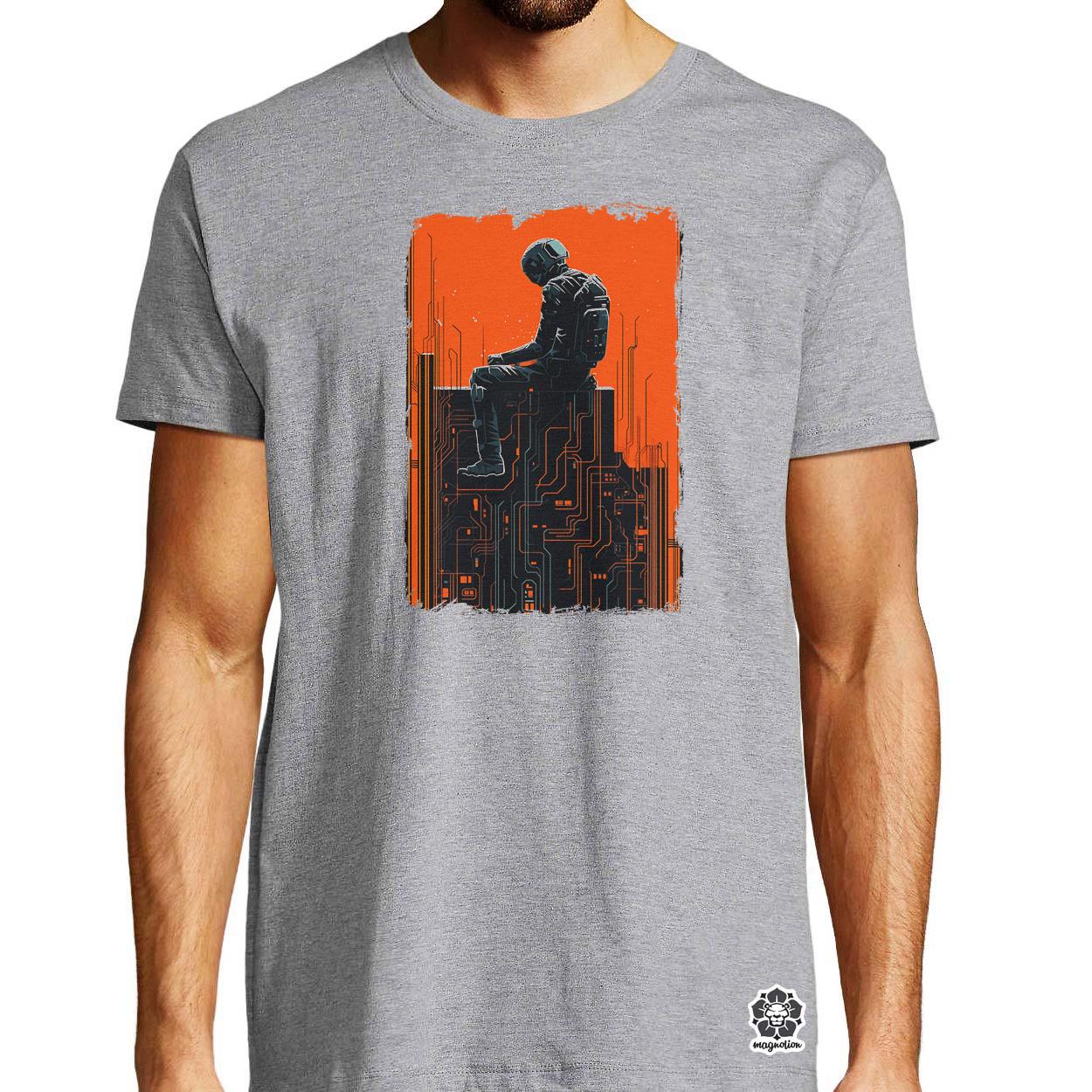 Mono vektor cyberpunk v7 egyedi póló 