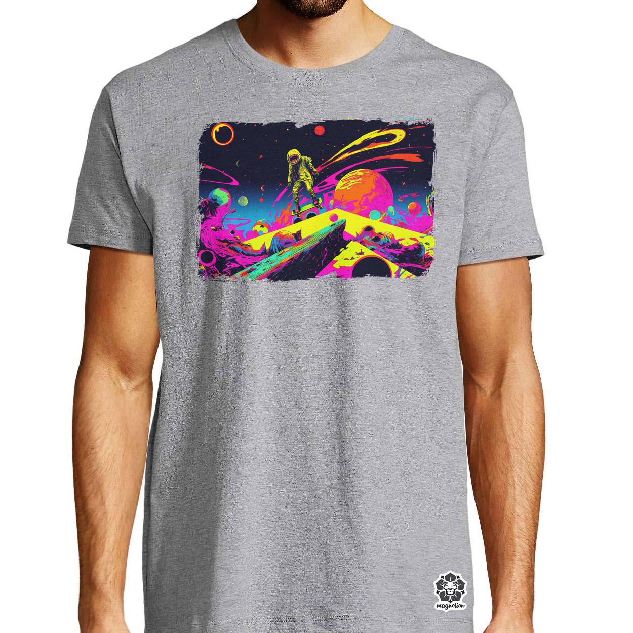 Multidimenzió ART deszkázás v3 egyedi póló 