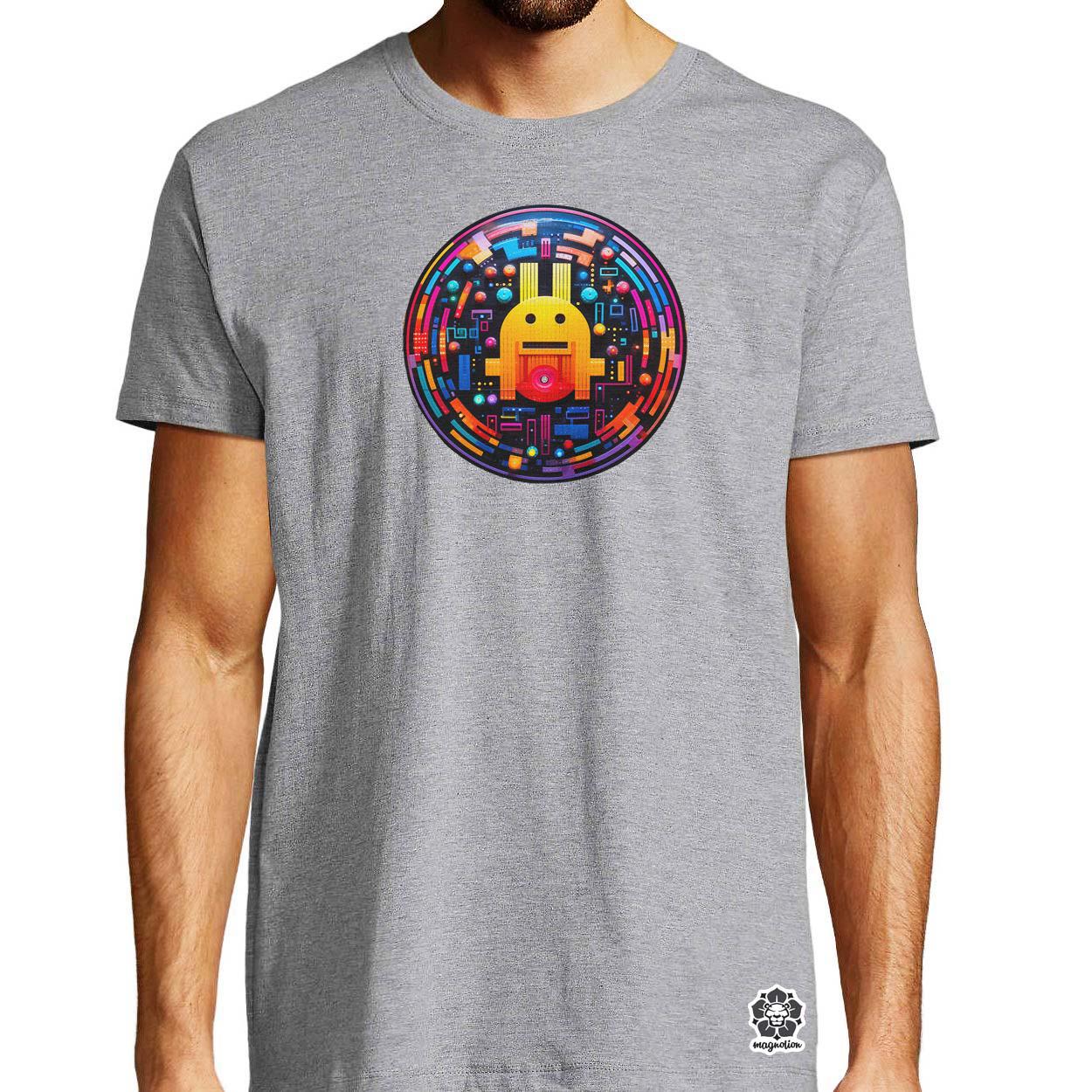 Pixelart bakelit az űrben v6 egyedi póló 