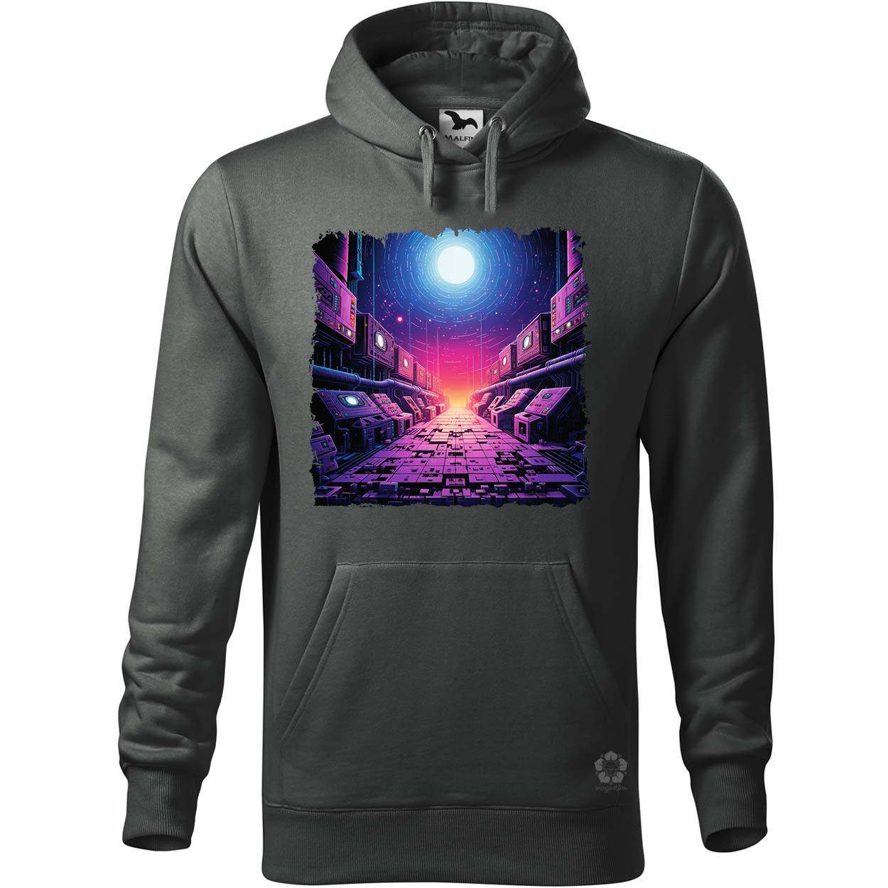 Pixelart bakelit az űrben v3 egyedi  pulóver 