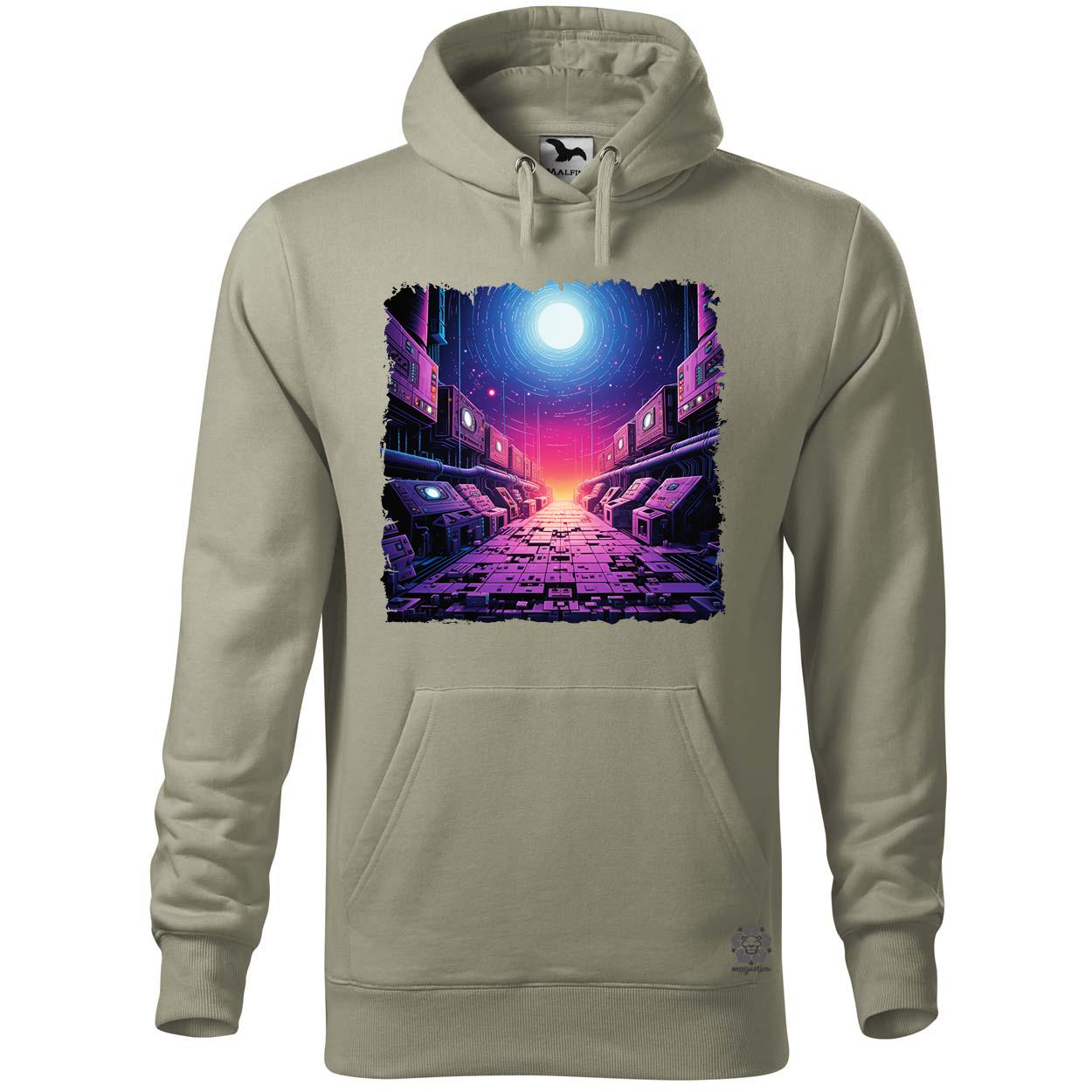 Pixelart bakelit az űrben v3 egyedi  pulóver 