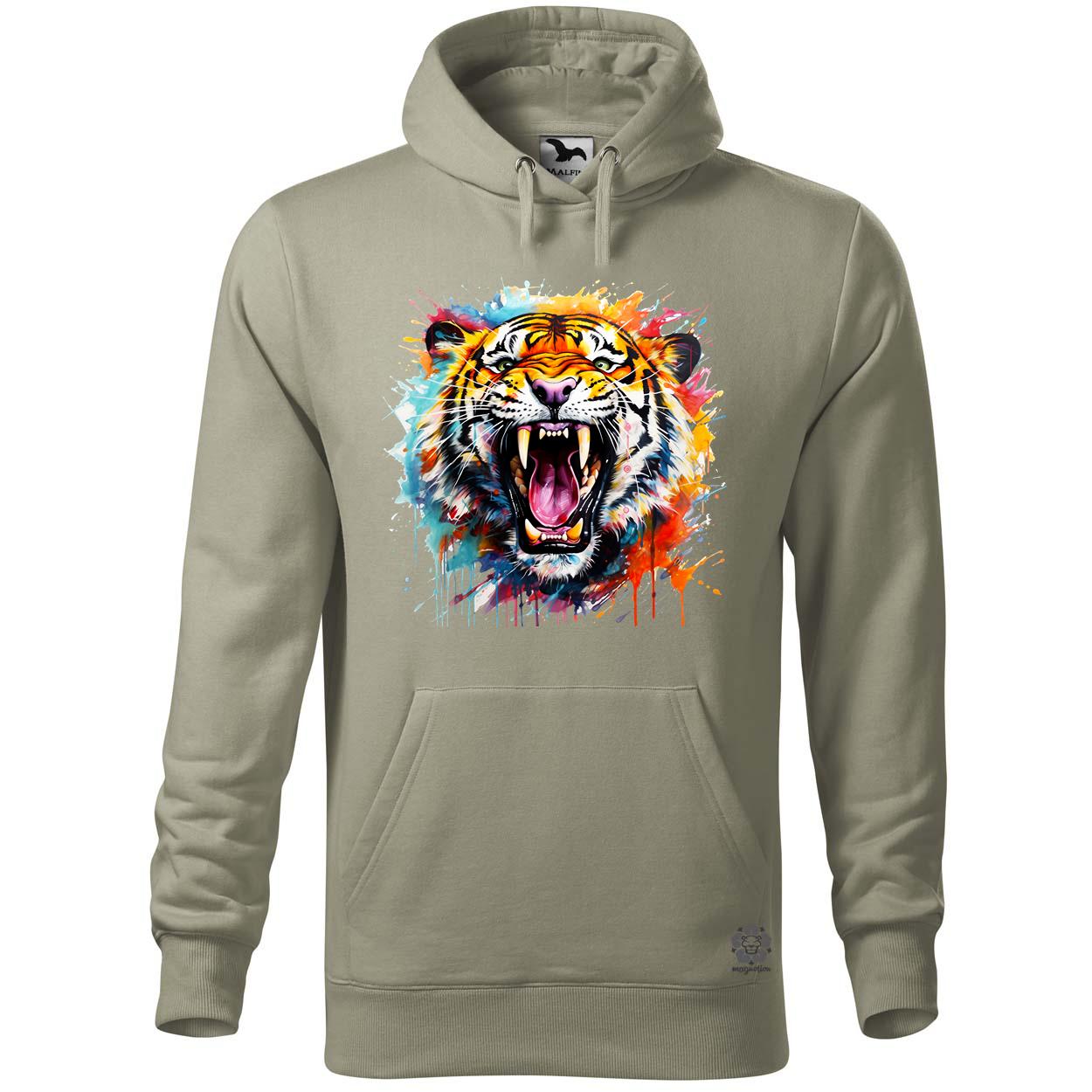 Üvöltő tigris v1 egyedi  pulóver 