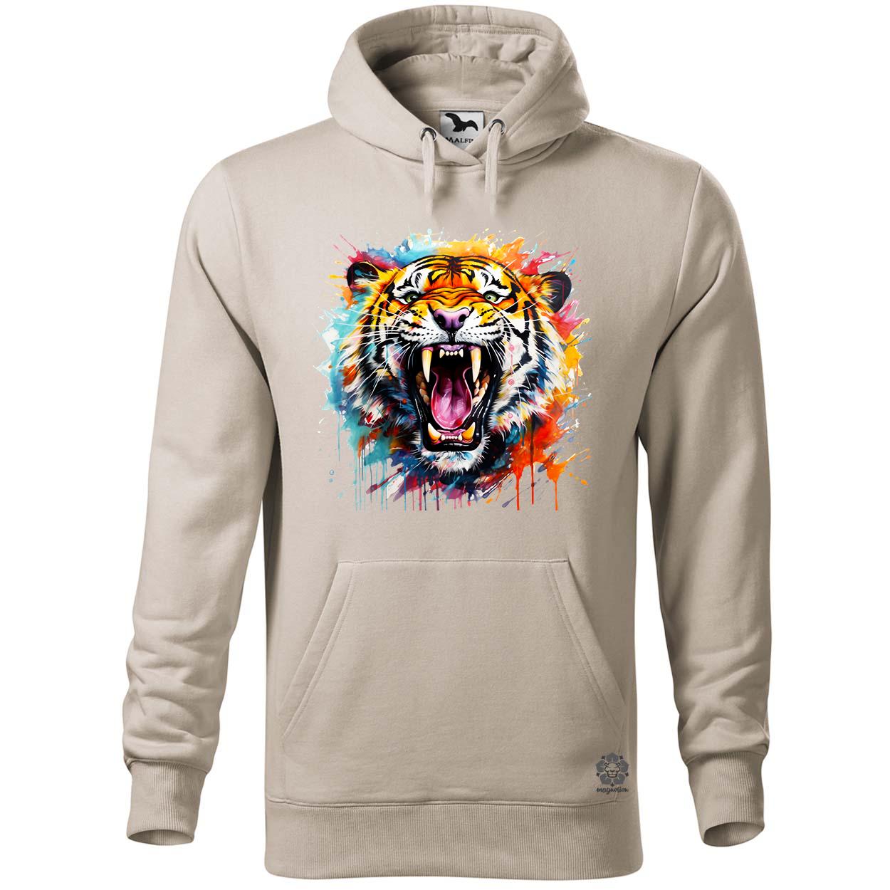 Üvöltő tigris v1 egyedi  pulóver 