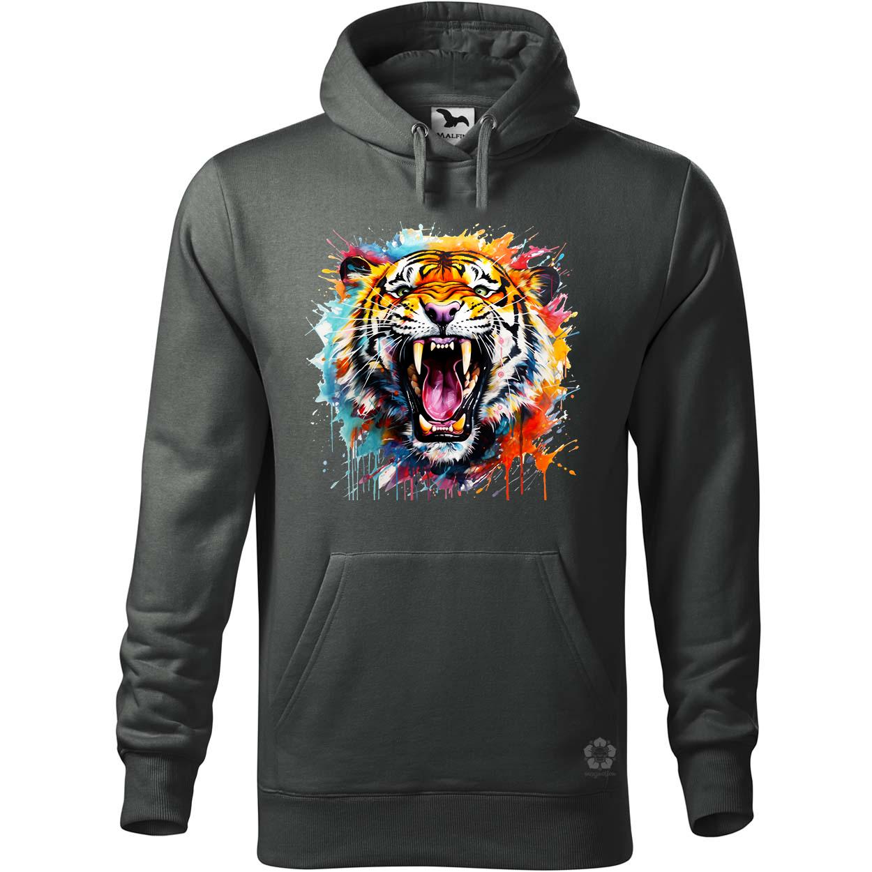 Üvöltő tigris v1 egyedi  pulóver 