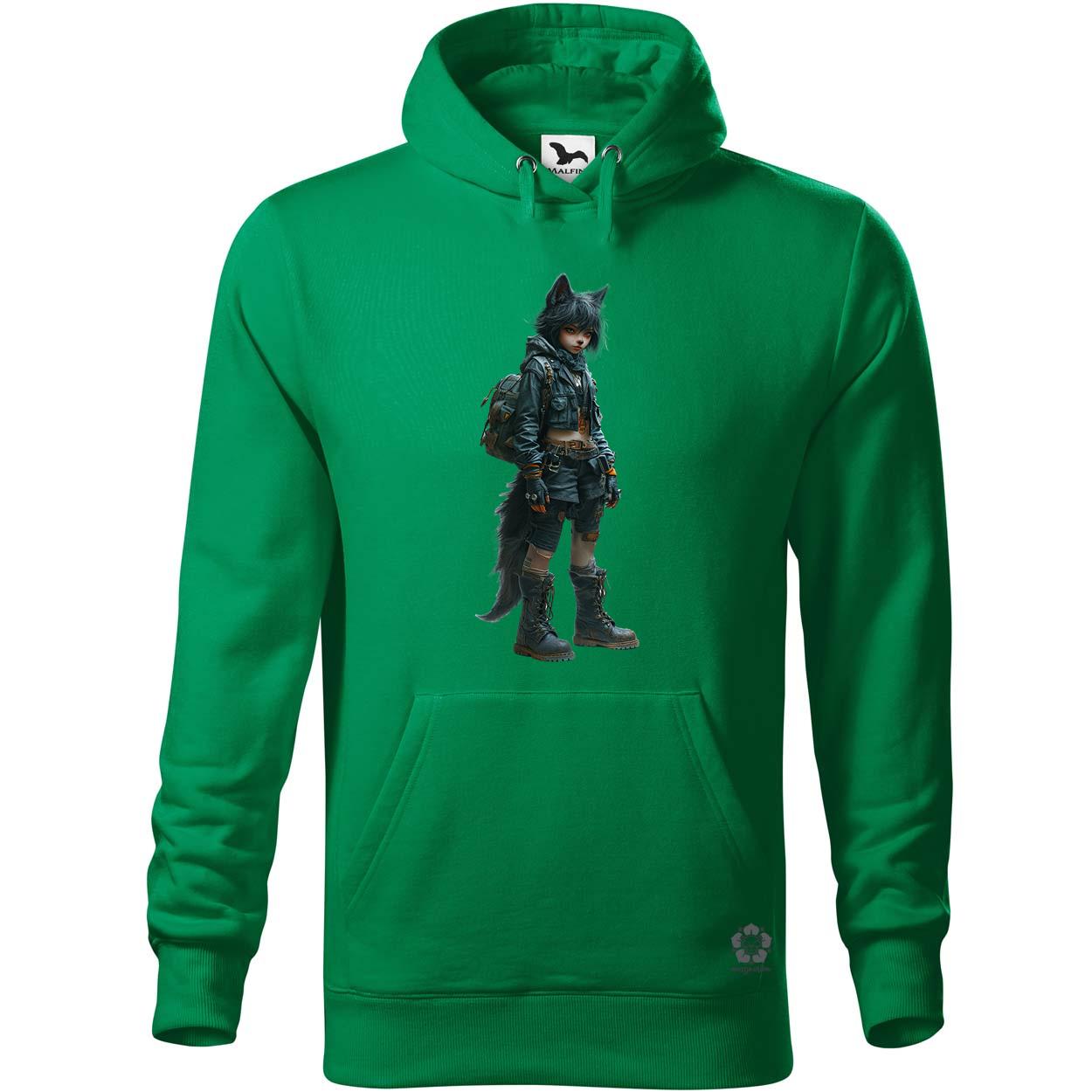antropomorf róka lány v4 egyedi  pulóver 