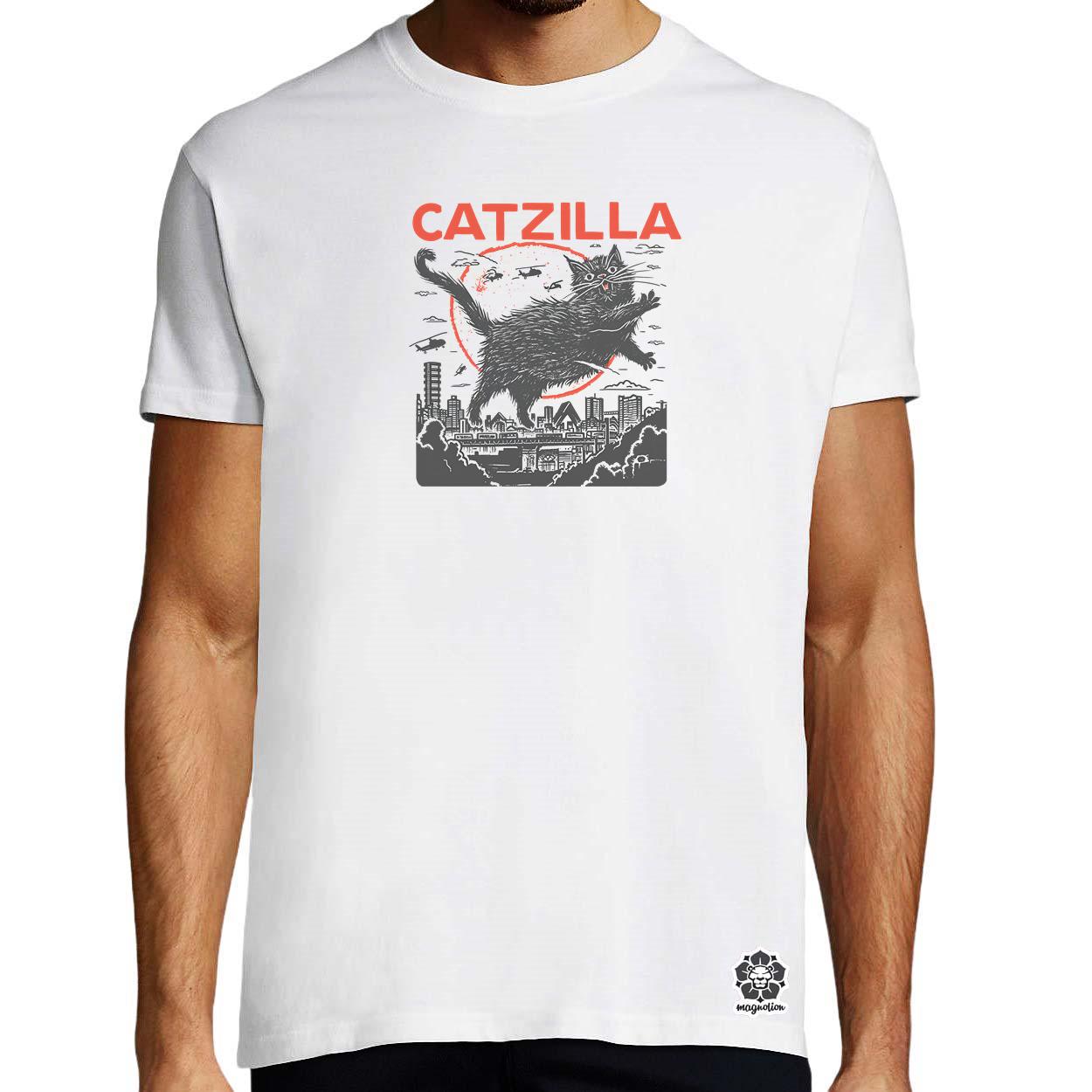 Catzilla v1 egyedi póló 