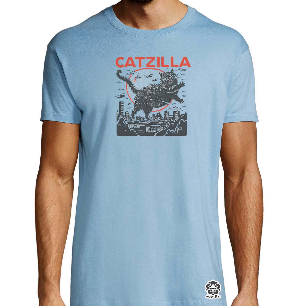 Catzilla v1 egyedi póló 