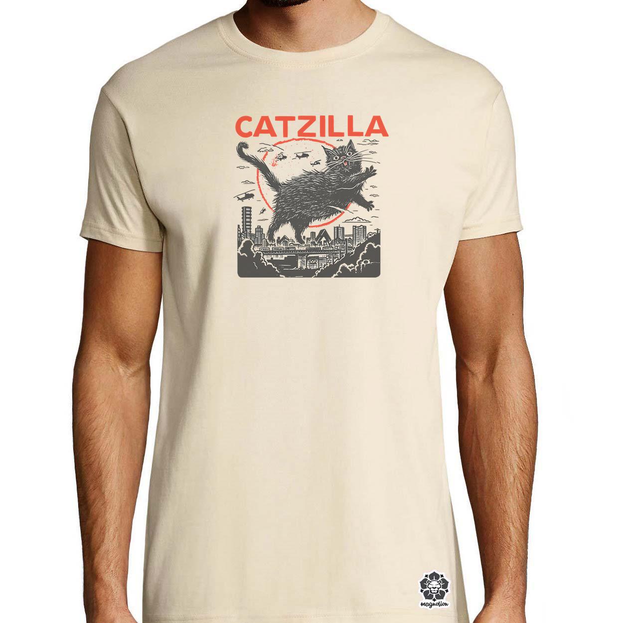 Catzilla v1 egyedi póló 