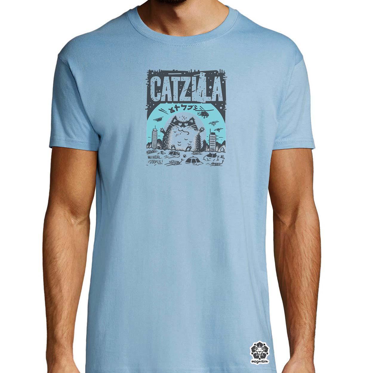 Catzilla v6 egyedi póló 