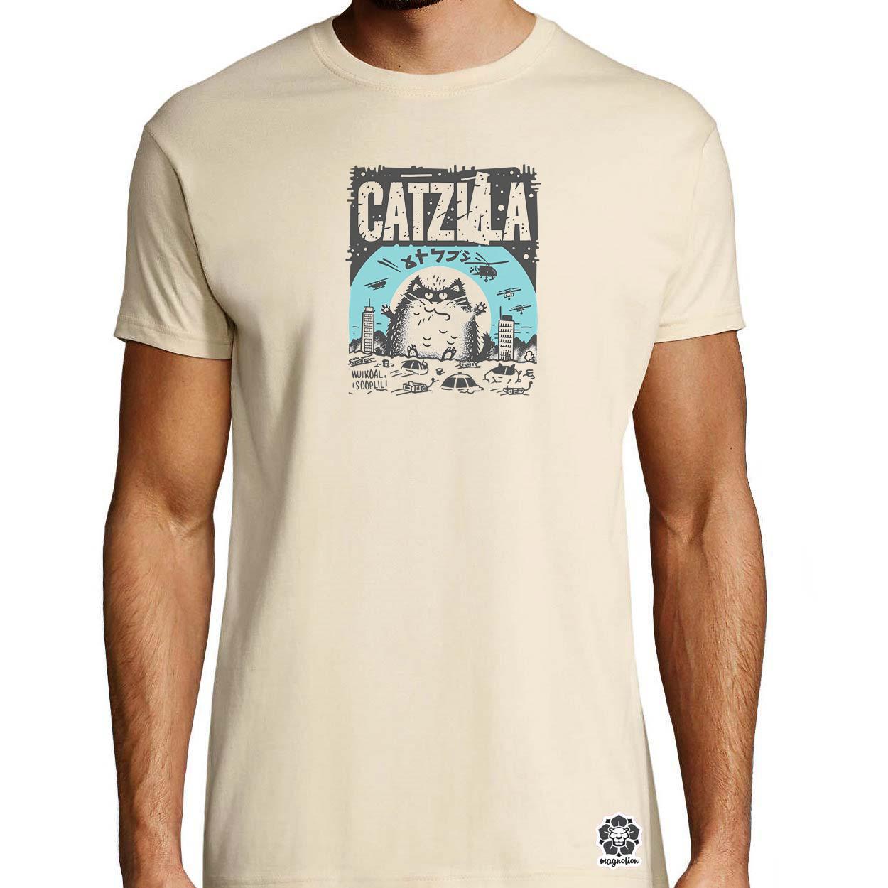 Catzilla v6 egyedi póló 