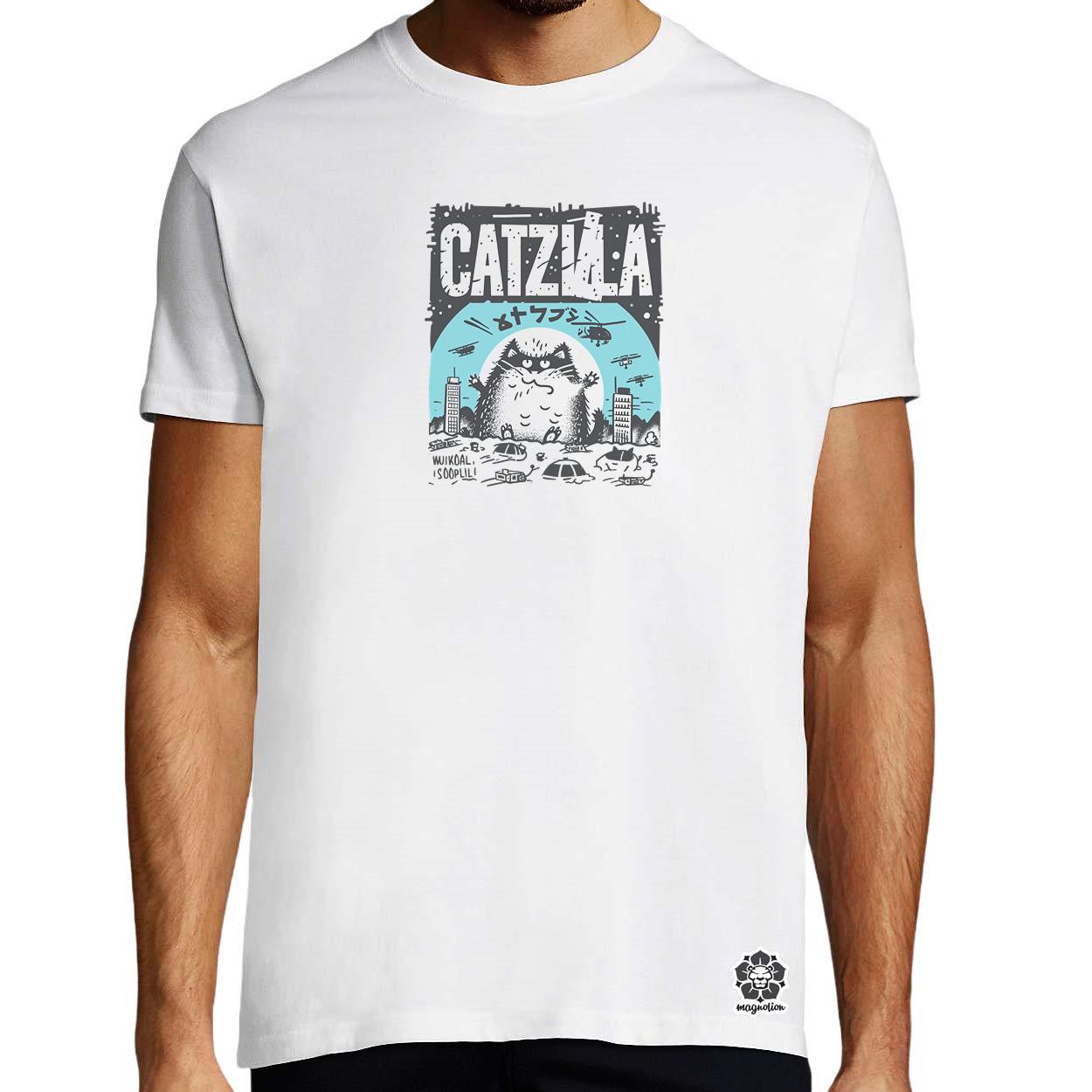 Catzilla v6 egyedi póló 