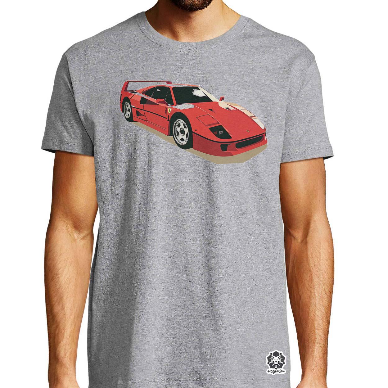 Ferrari F40 rajz v10 egyedi póló 