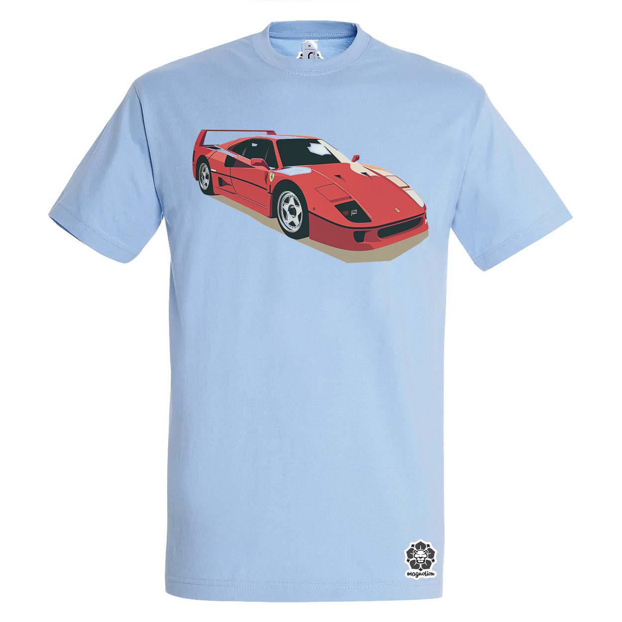Ferrari F40 rajz v10 egyedi póló 