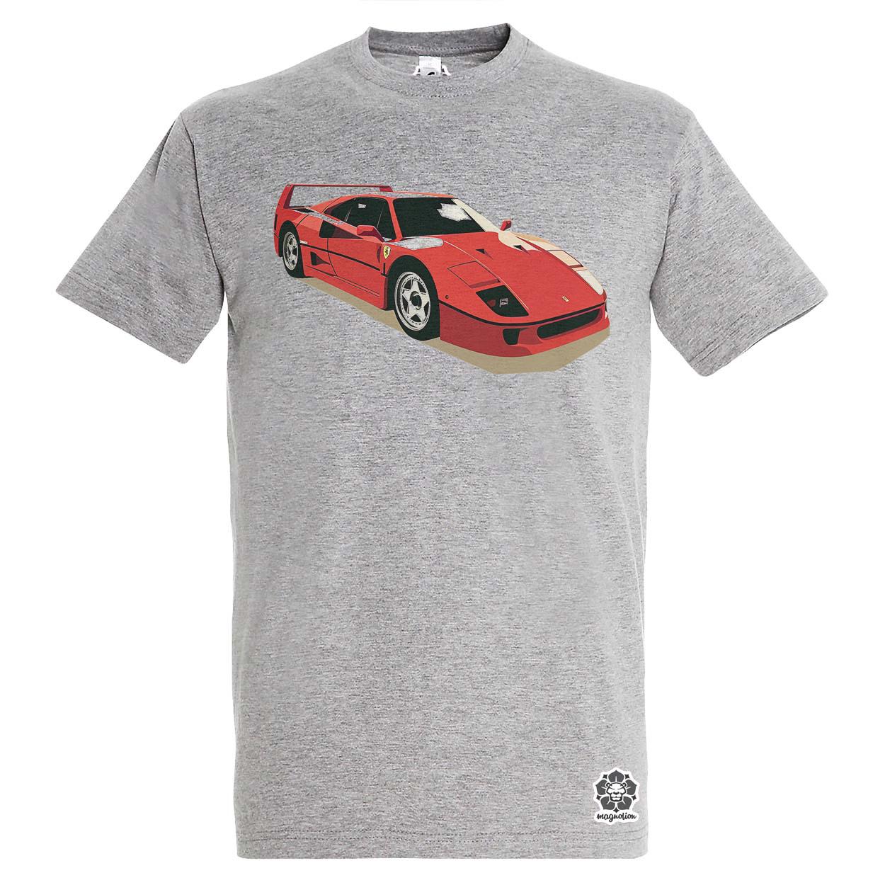 Ferrari F40 rajz v10 egyedi póló 