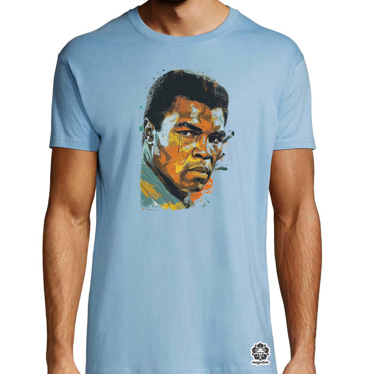 Muhammad Ali portré v4 egyedi póló 