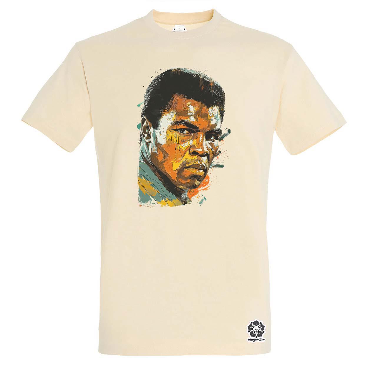 Muhammad Ali portré v4 egyedi póló 