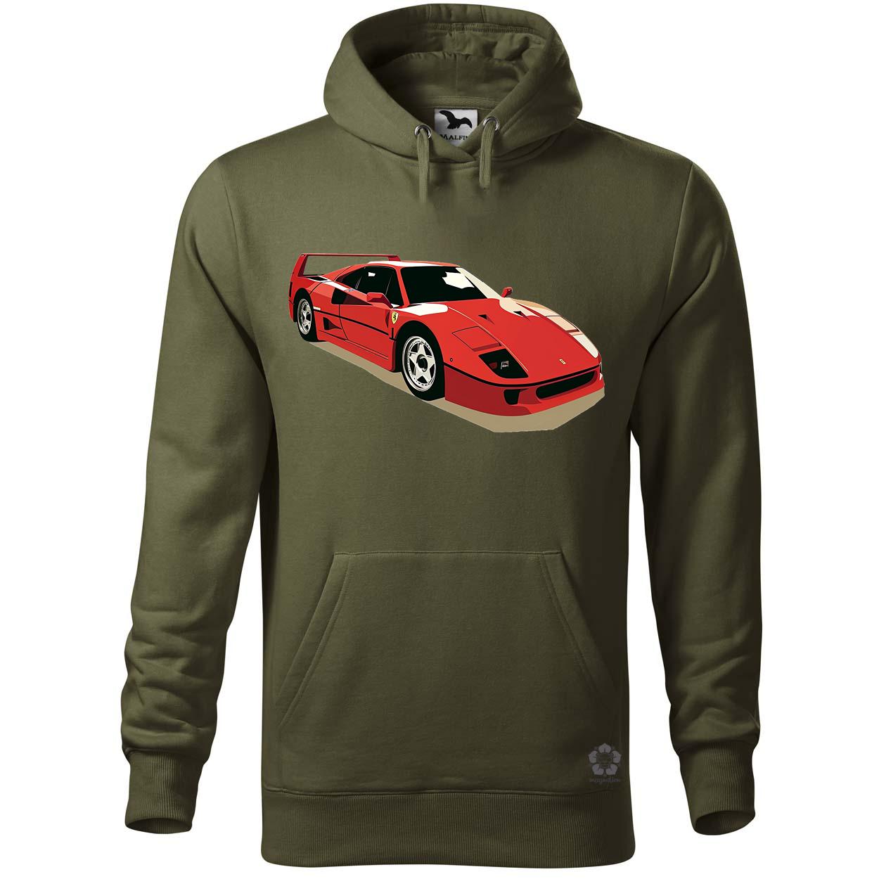 Ferrari F40 rajz v10 egyedi  pulóver 