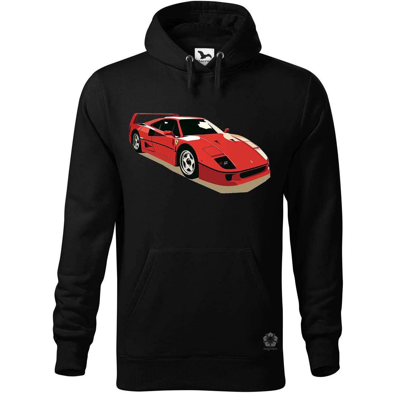 Ferrari F40 rajz v10 egyedi  pulóver 