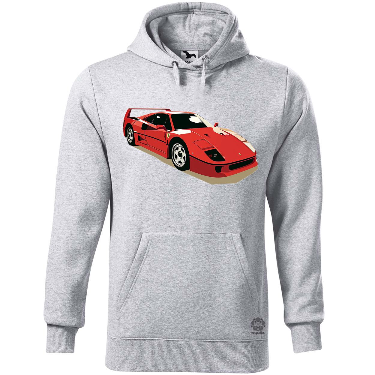 Ferrari F40 rajz v10 egyedi  pulóver 