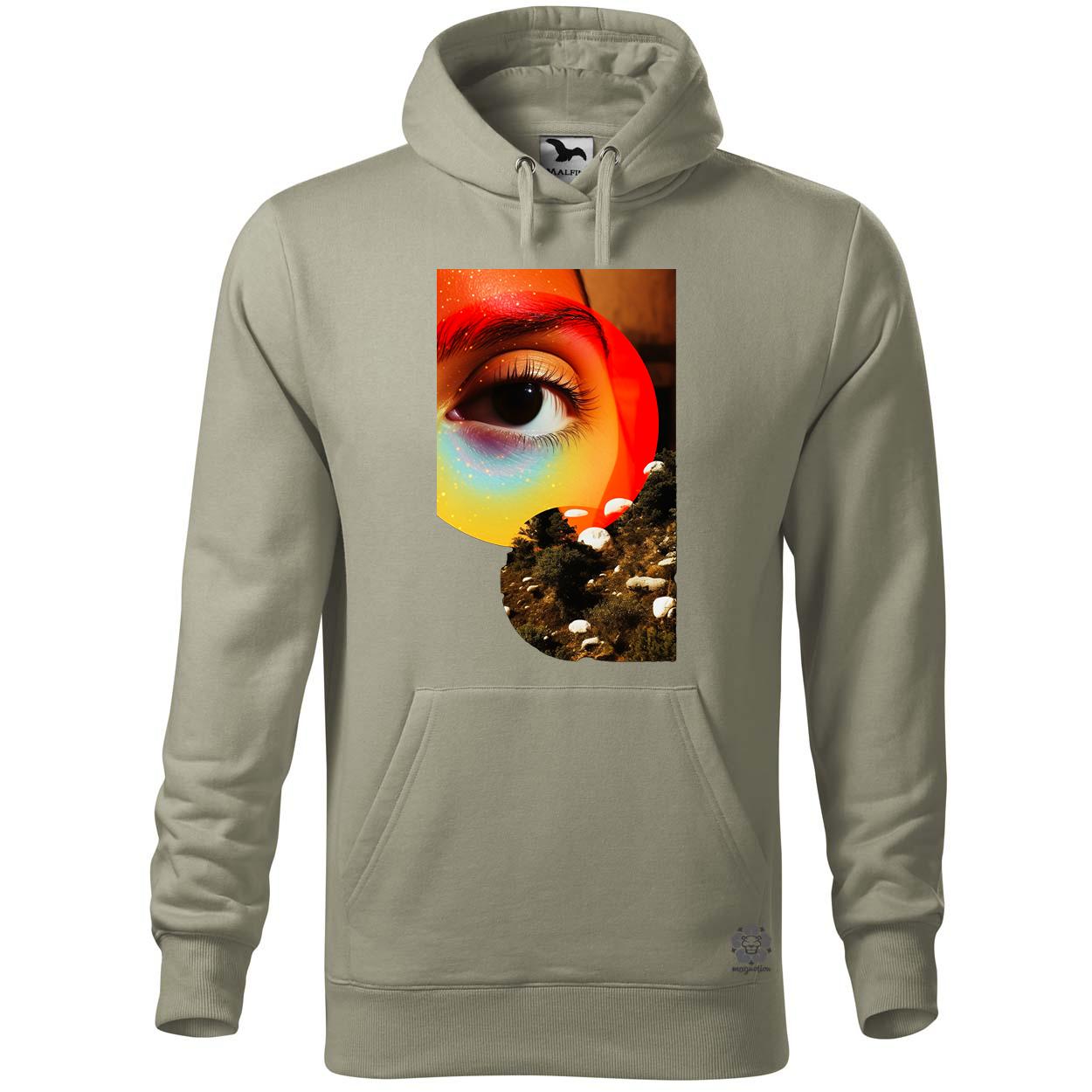 Szürreál kollázs v1 egyedi  pulóver 