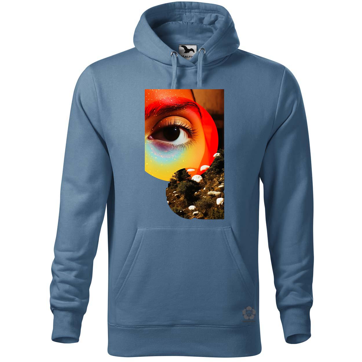 Szürreál kollázs v1 egyedi  pulóver 