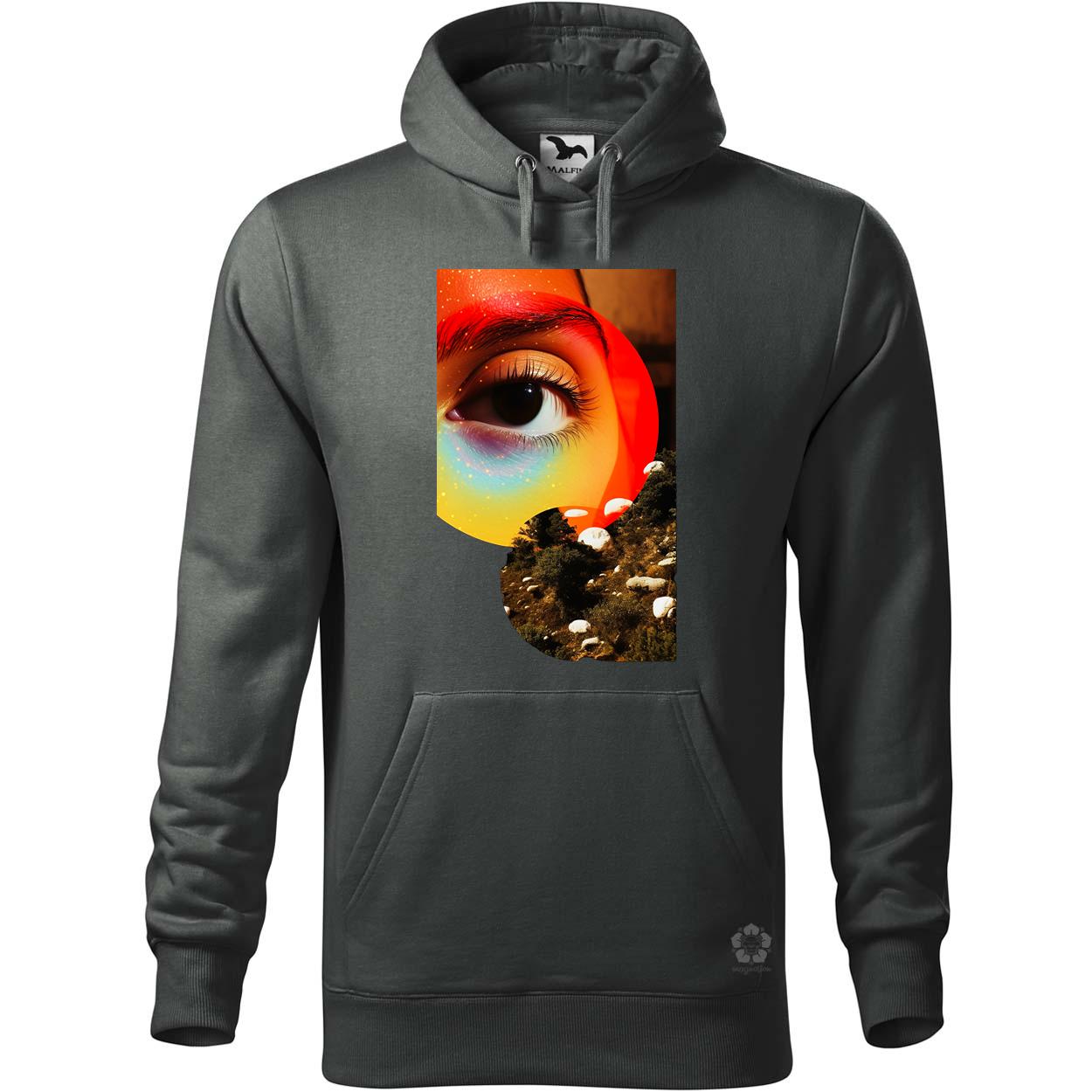 Szürreál kollázs v1 egyedi  pulóver 