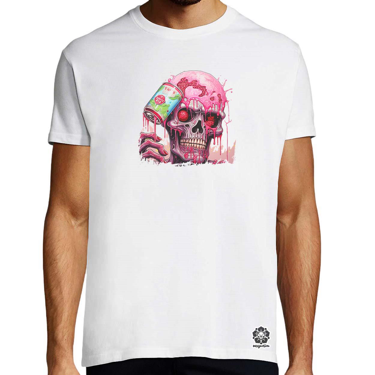 Pink zombi v1 egyedi póló 