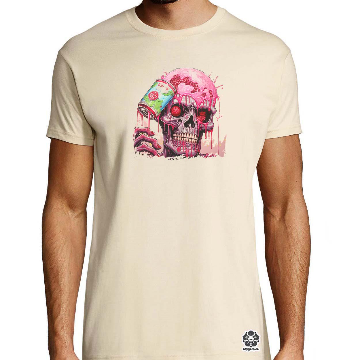 Pink zombi v1 egyedi póló 