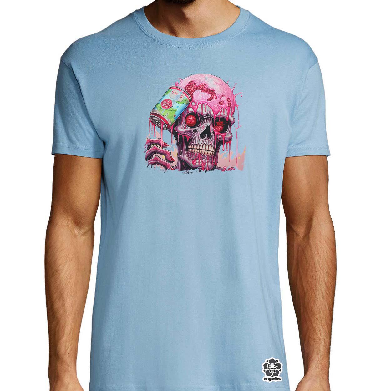 Pink zombi v1 egyedi póló 
