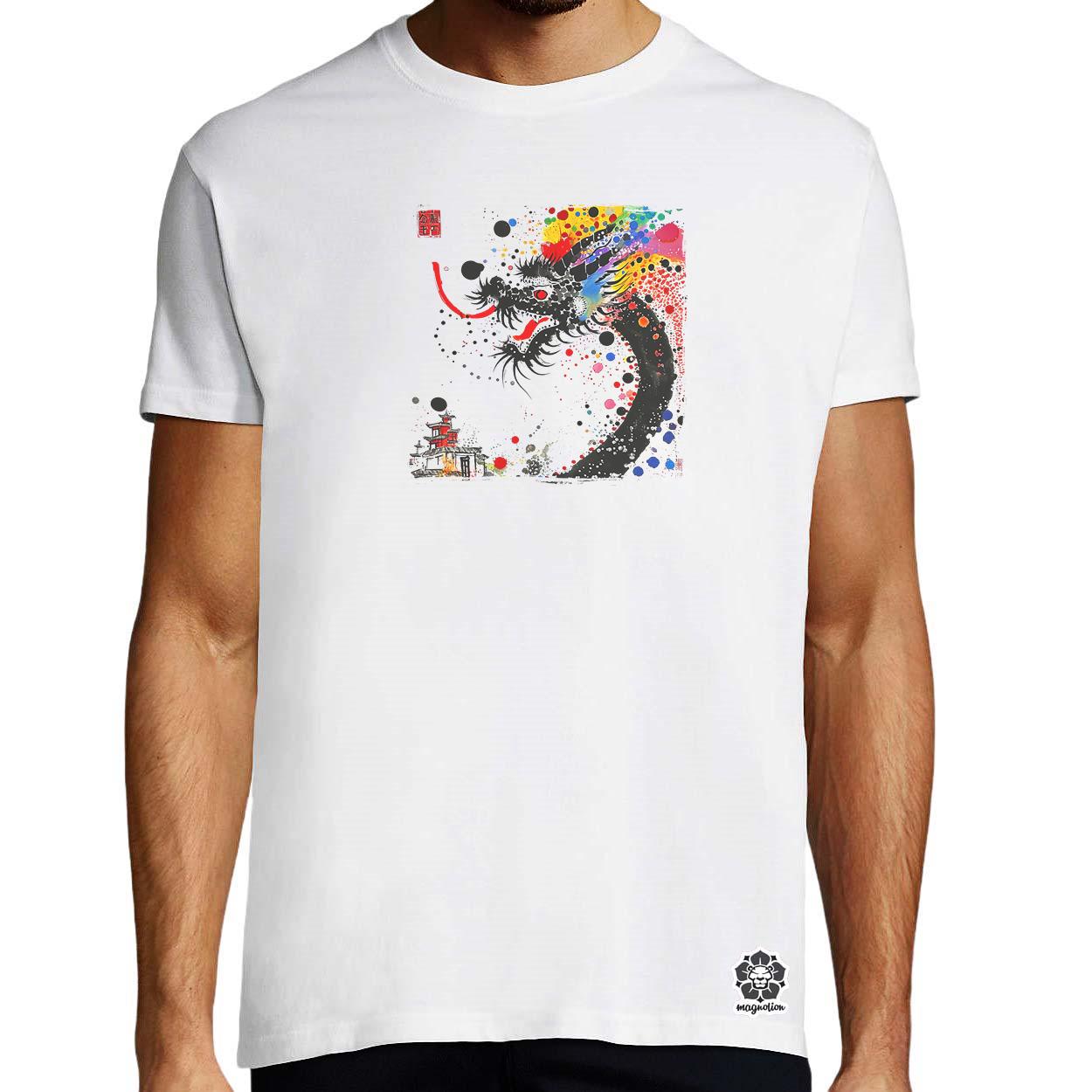 Tinta sárkány v2 egyedi póló 