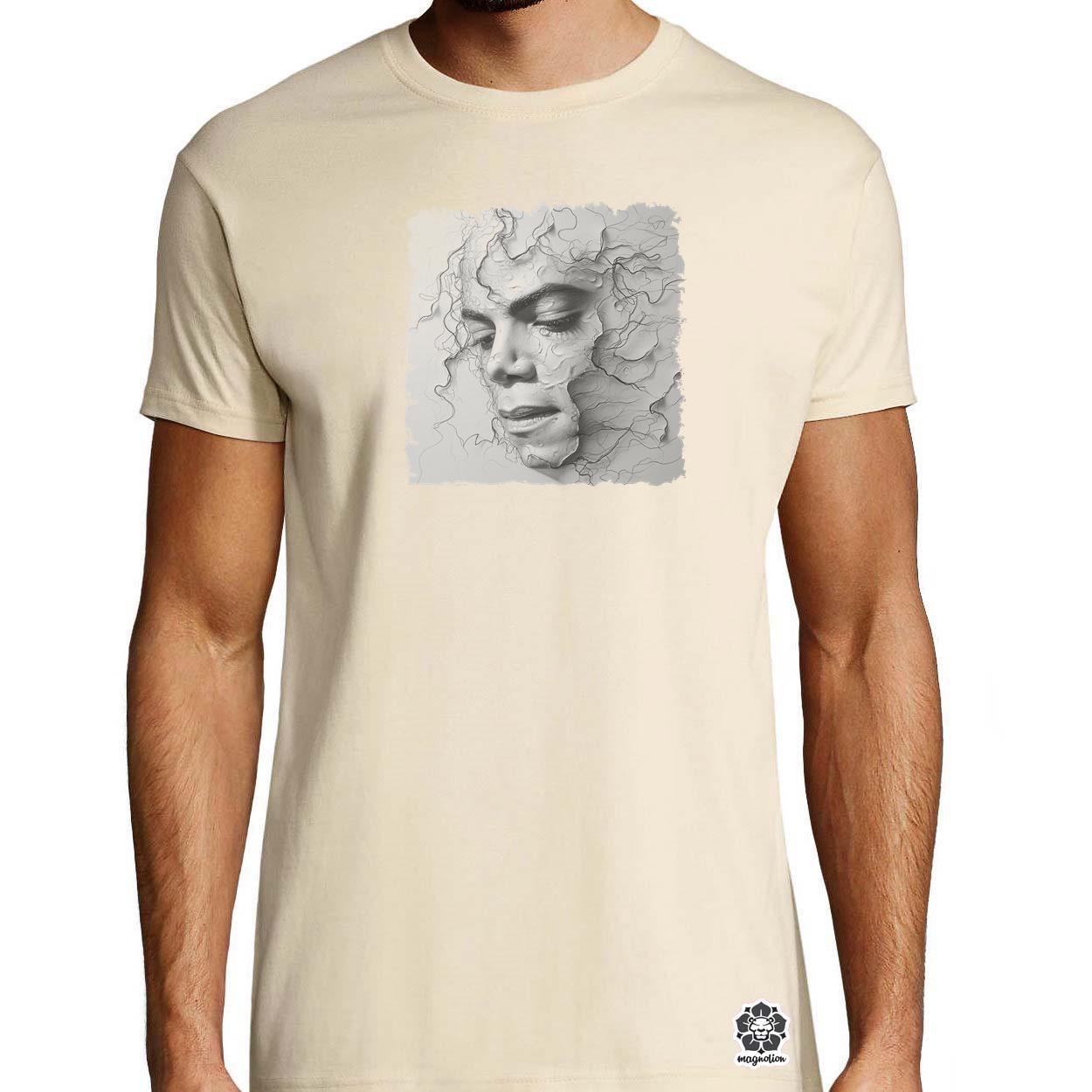 Michael Jackson rajz portré v2 egyedi póló 