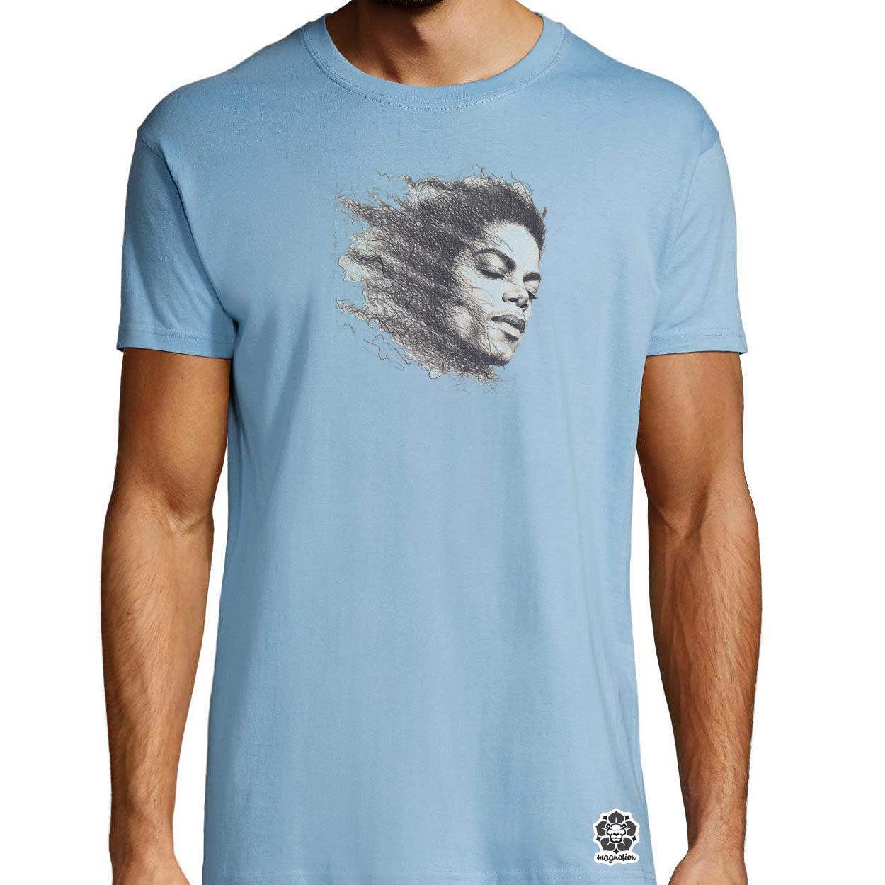 Michael Jackson rajz portré v3 egyedi póló 