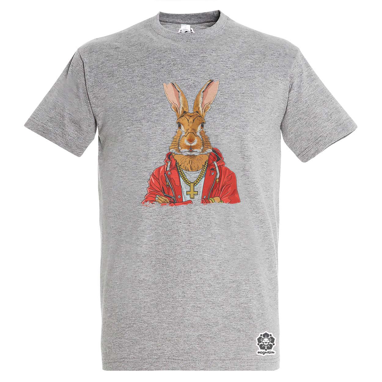 Hip Hop nyuszi v21 egyedi póló 