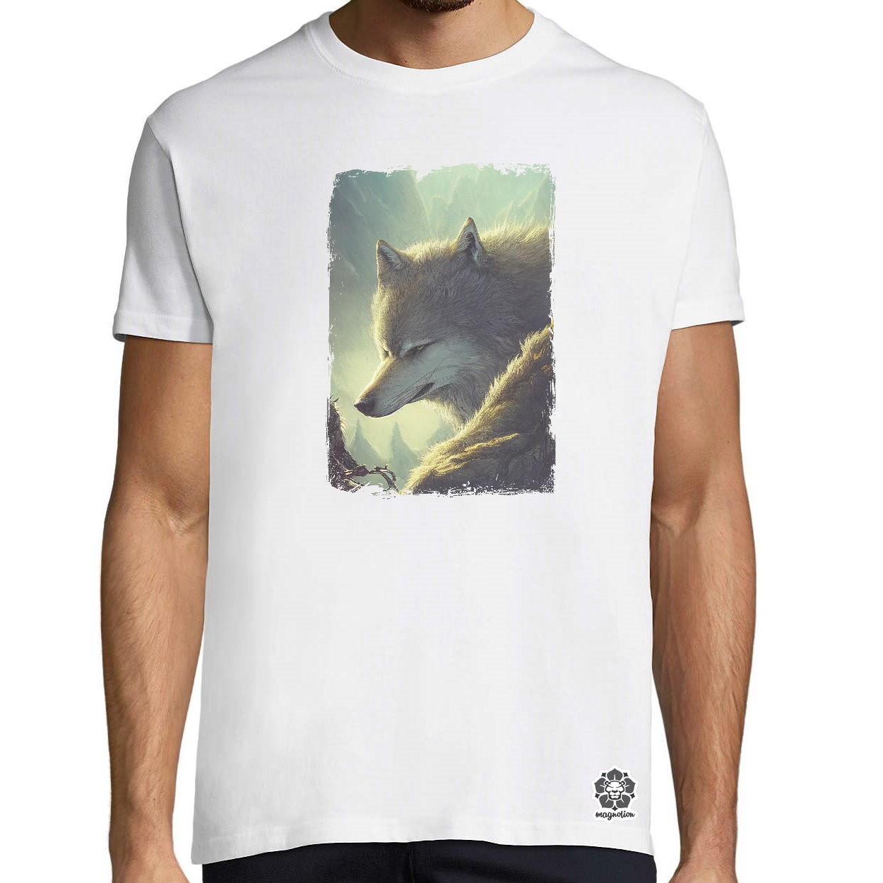 Skandináv mitológia Tyr és Fenrir egyedi póló 