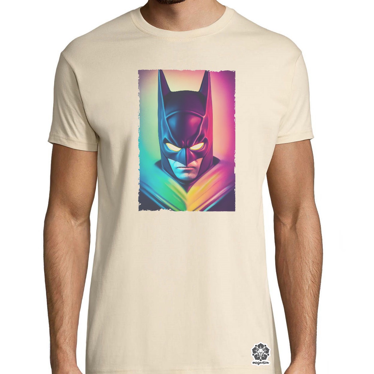 Batman színes folyékony bevonattal v2 egyedi póló 