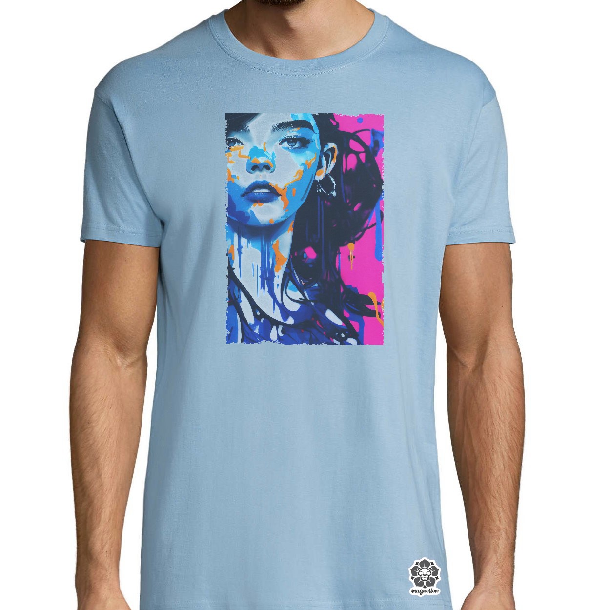 Grafiti művészet Anya Taylor-Joy v3 egyedi póló 