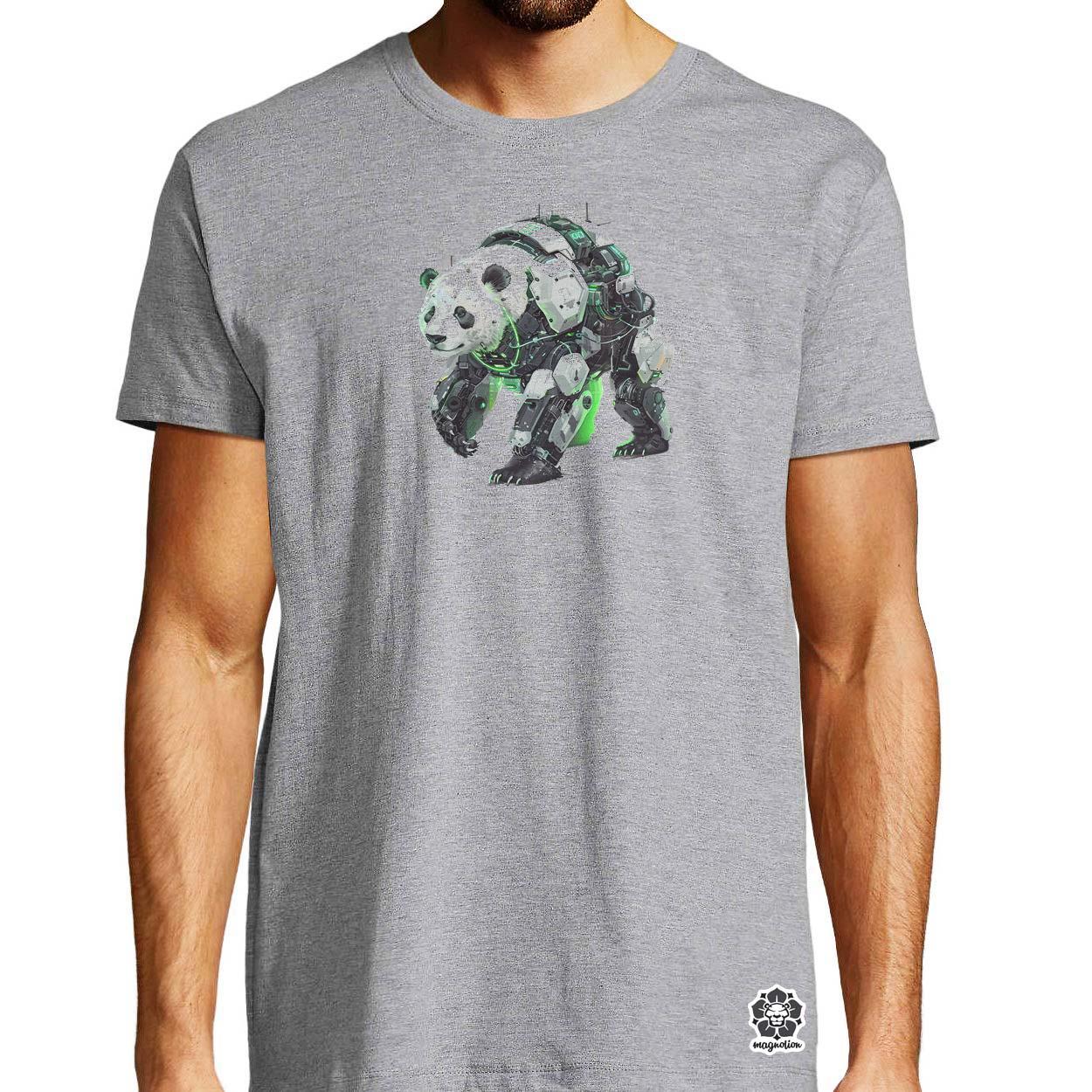 Kiborg panda v7 egyedi póló 