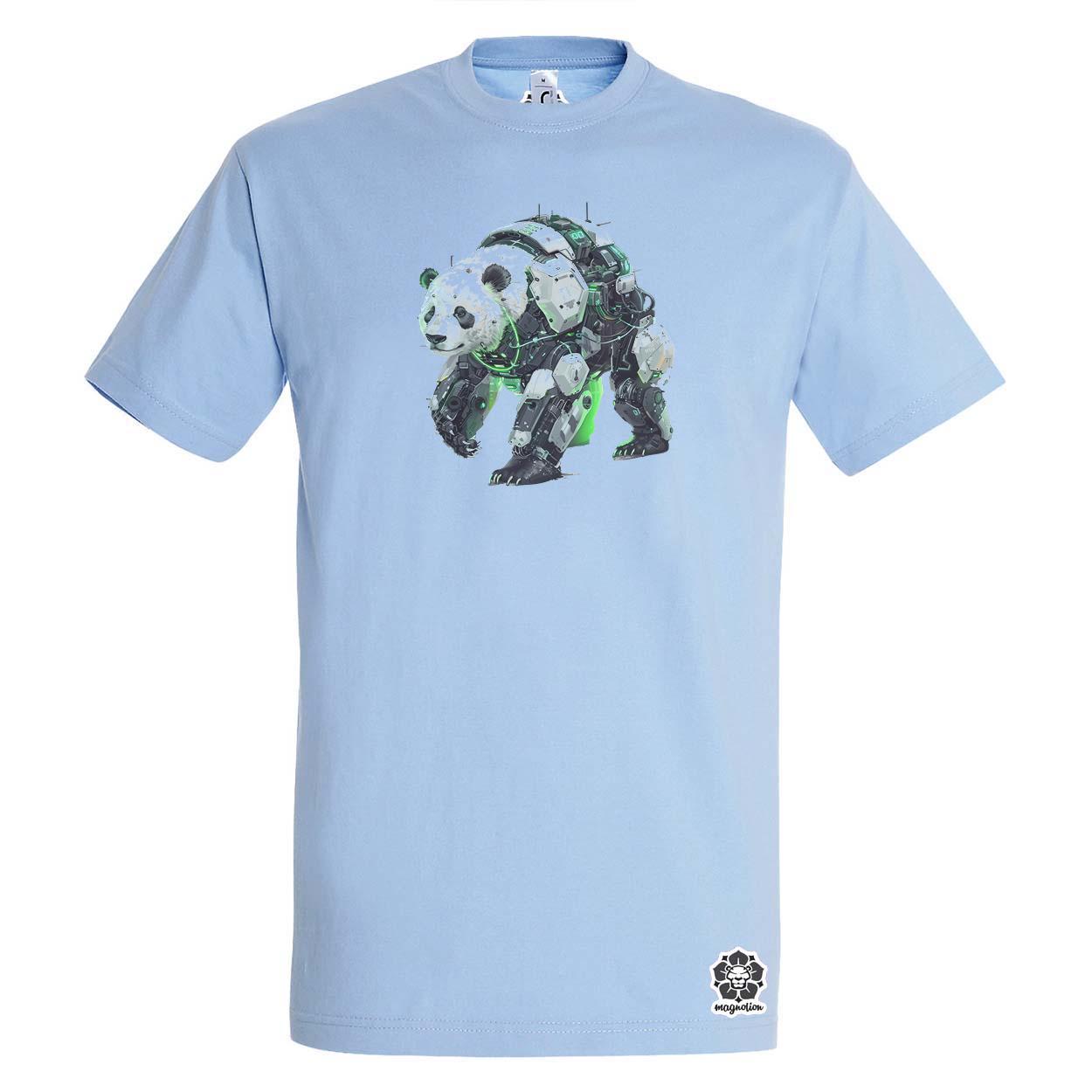 Kiborg panda v7 egyedi póló 