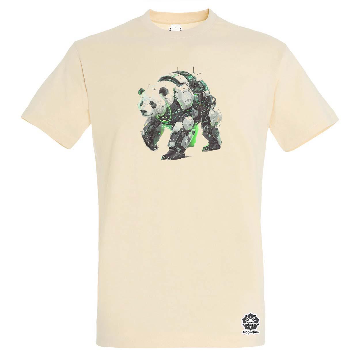 Kiborg panda v7 egyedi póló 