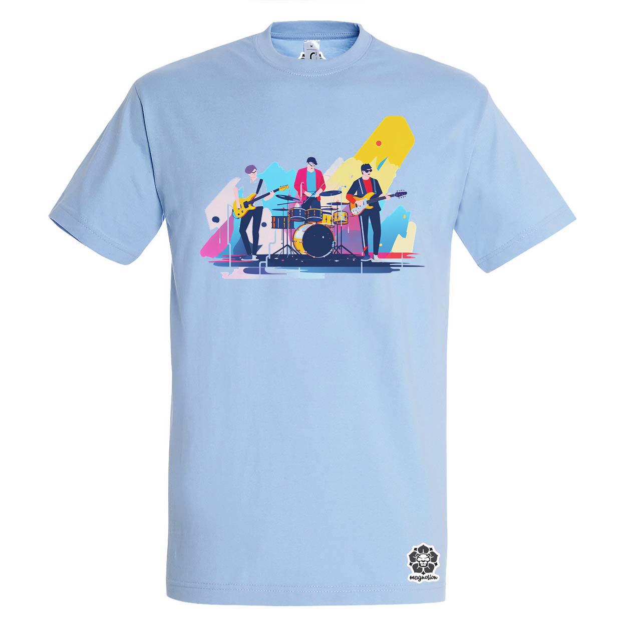 Minimalista funky banda v3 egyedi póló 