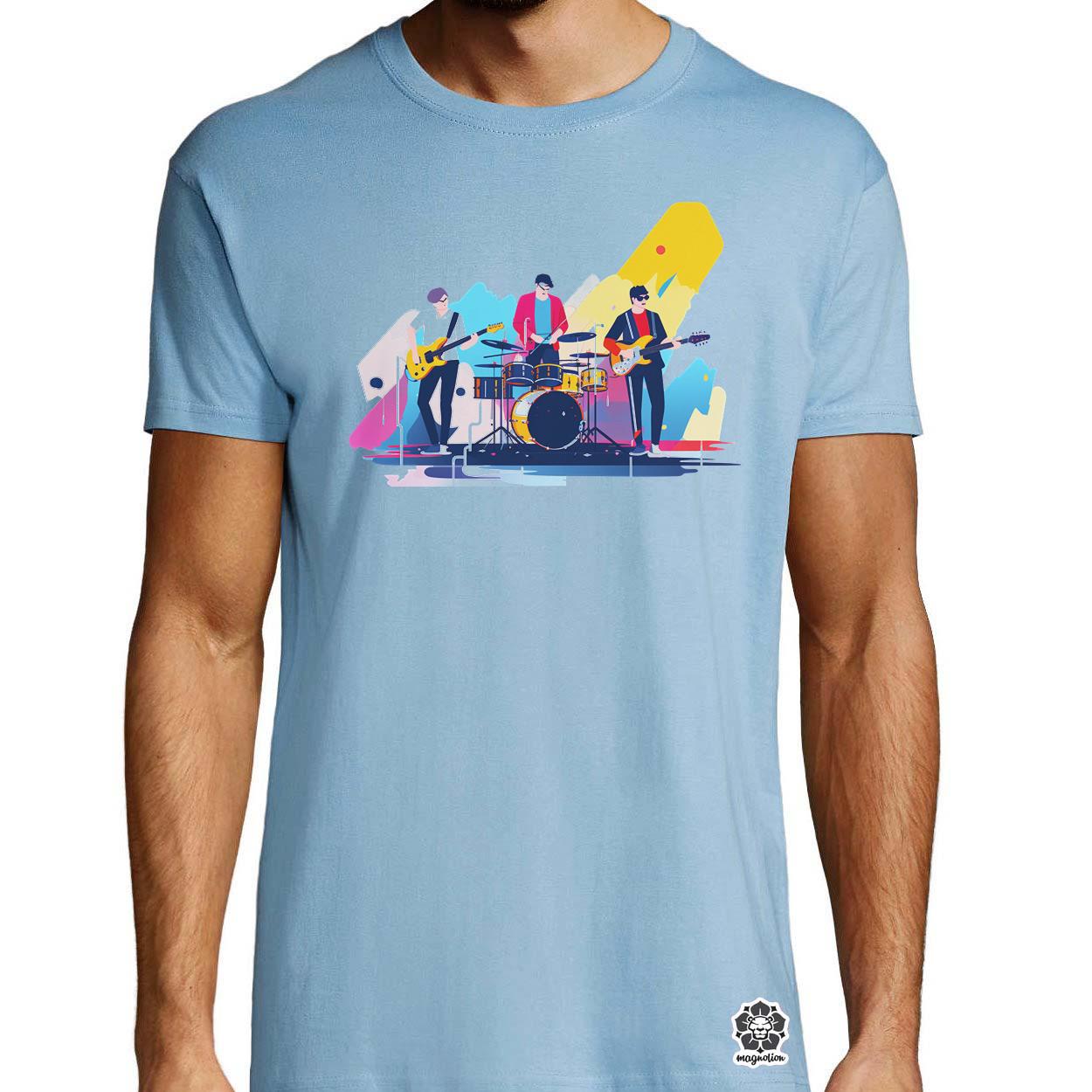 Minimalista funky banda v3 egyedi póló 