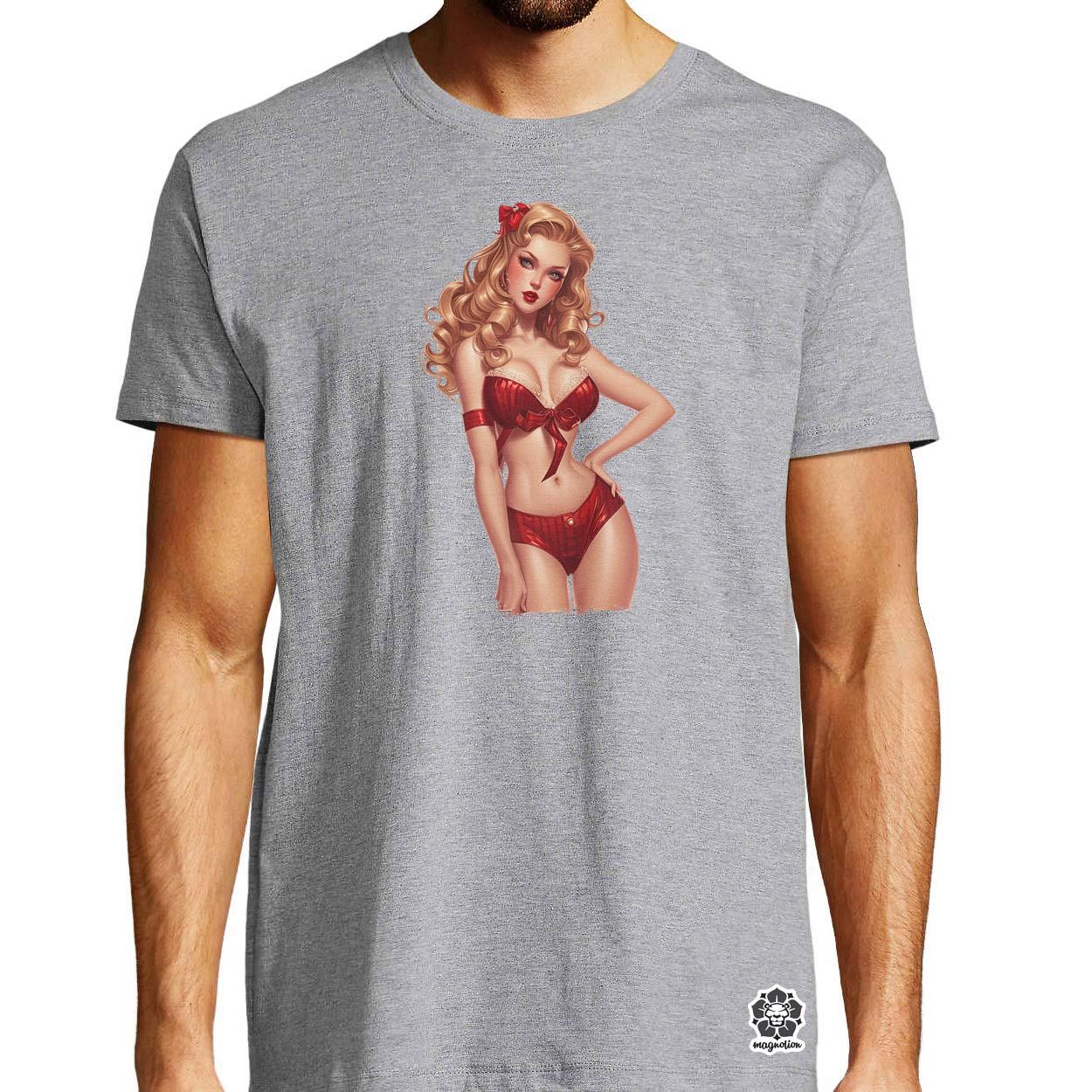 Pin-up girl v12 egyedi póló 
