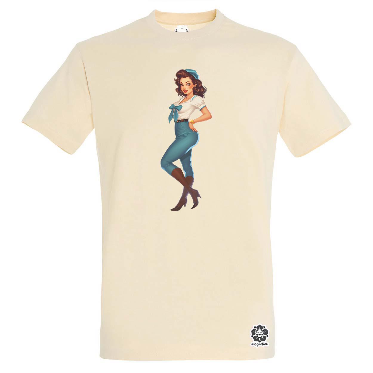 Pin-up girl v14 egyedi póló 