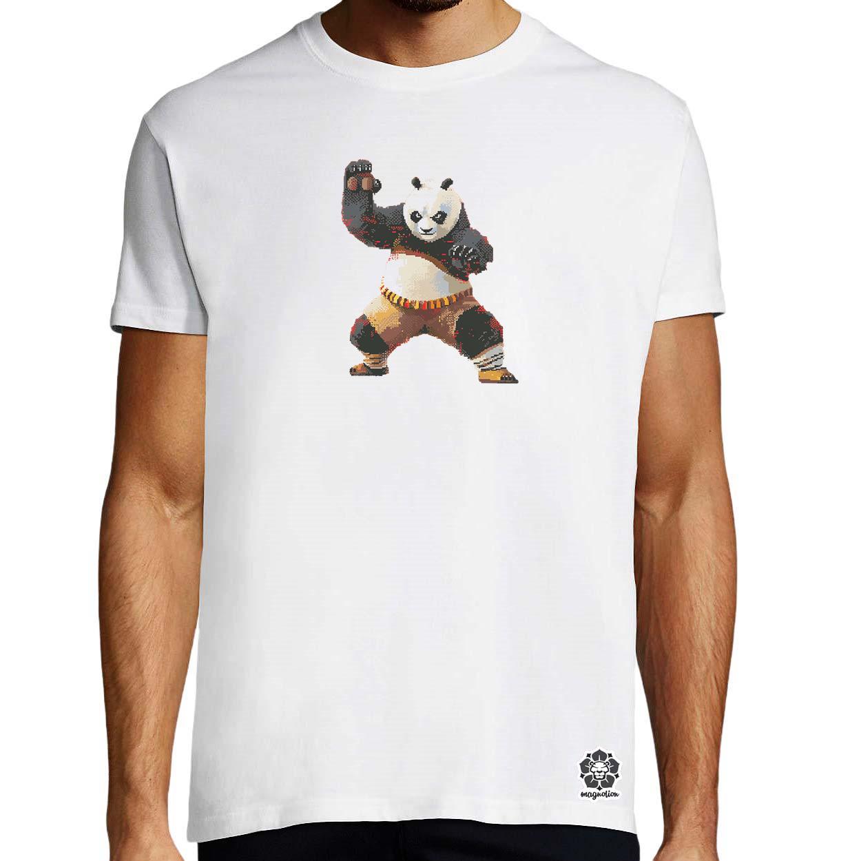 Pixelart kung fu panda v2 egyedi póló 