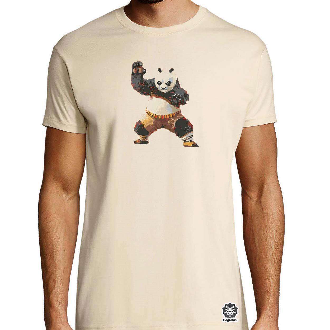 Pixelart kung fu panda v2 egyedi póló 