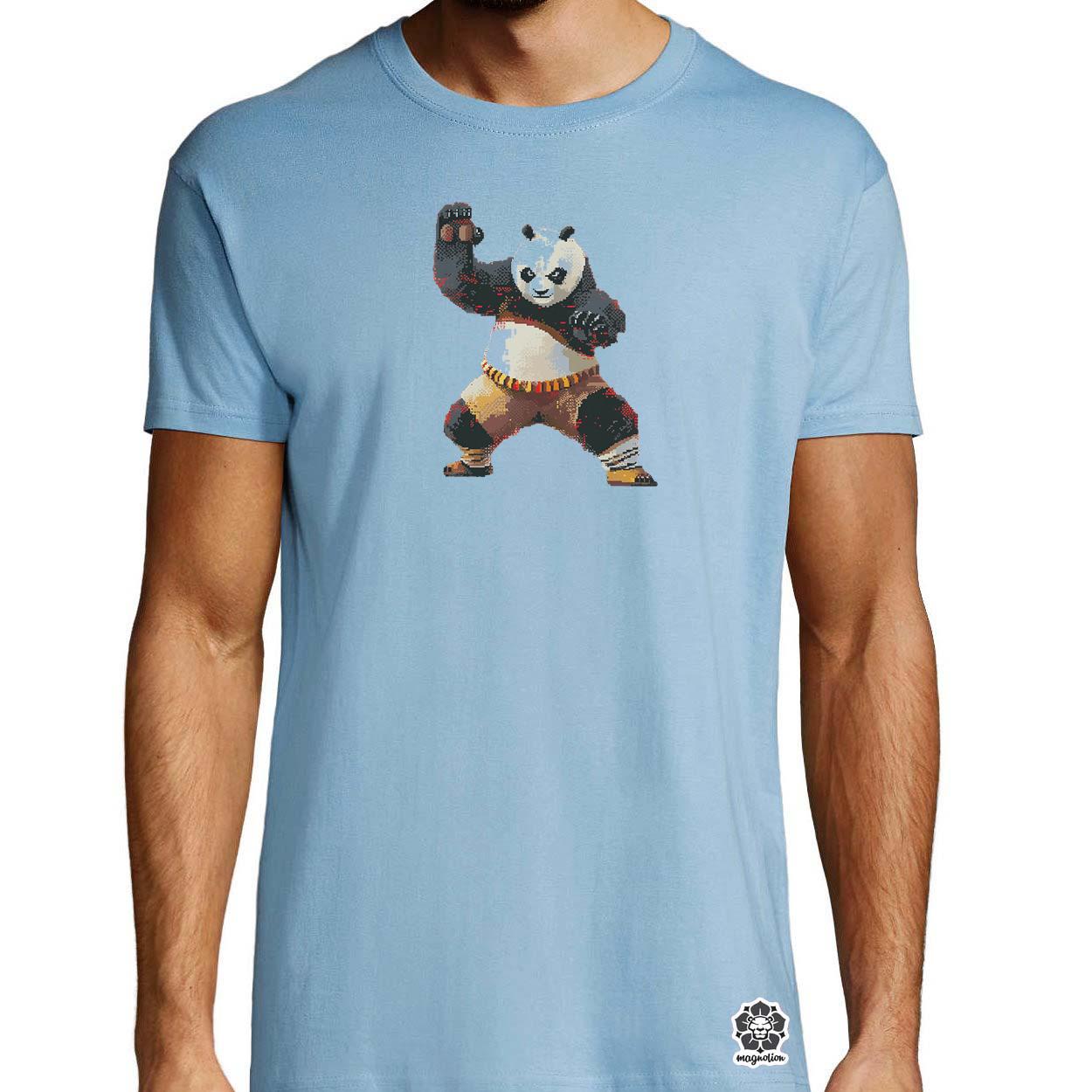 Pixelart kung fu panda v2 egyedi póló 