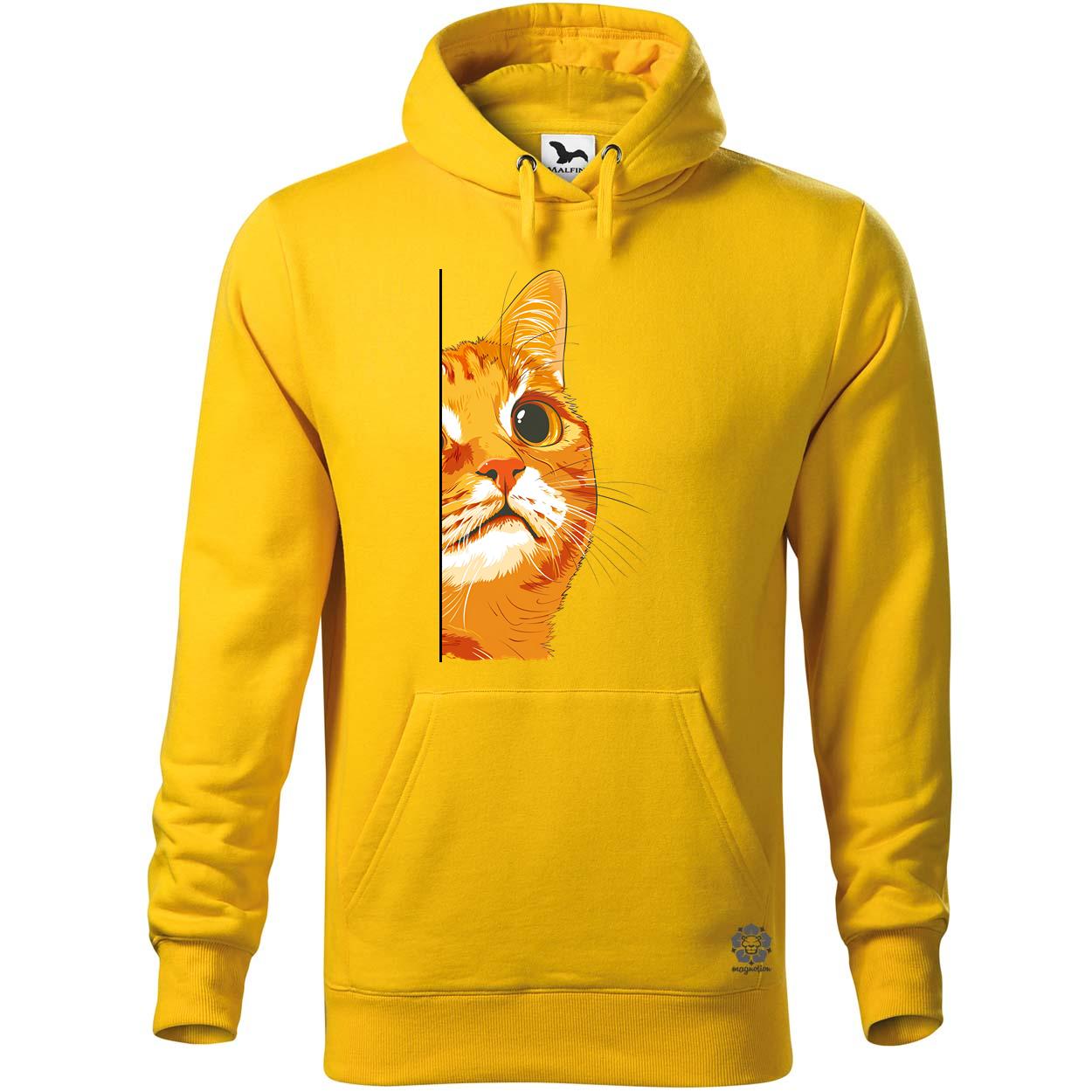 Macska kukucskál v2 egyedi  pulóver 